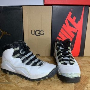 Air Jordan 10 Retro GS 'Steel' 2013 - Bad Condition with Soles peeling 6Y